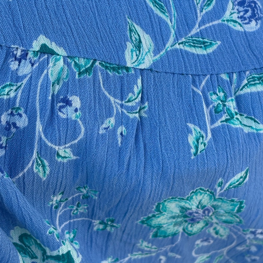Floral Blue Maxi Dress - Picture 5 of 6